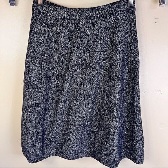 NWT Nanette Lepore Sparkly Knee‎ Length Flare Skirt Size Medium Comfy Stretch - Picture 3 of 5